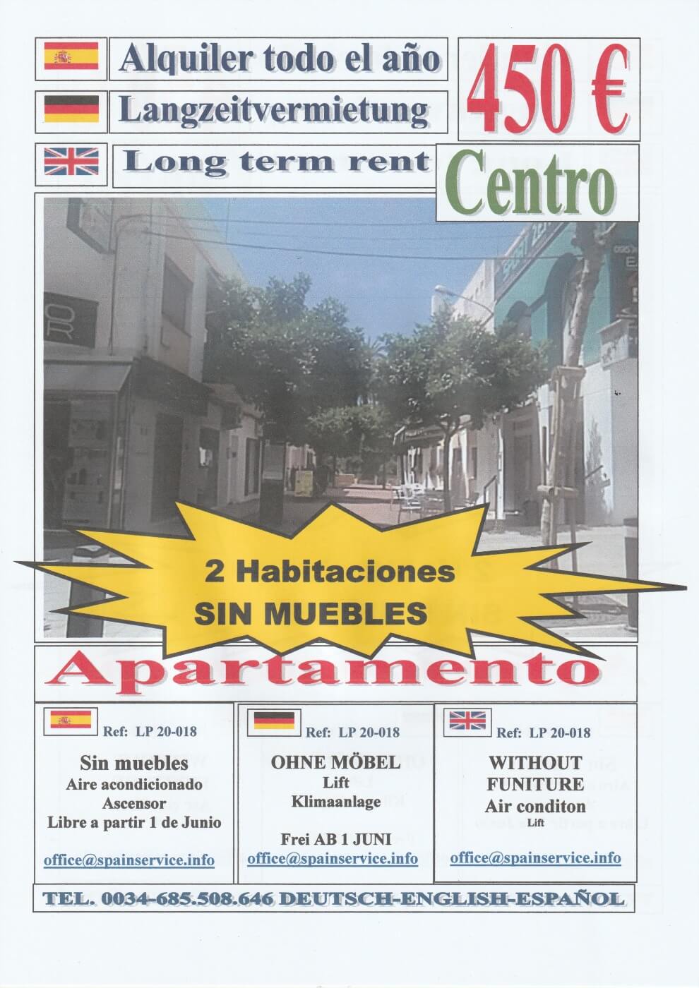 Alquiler de Largo Plazo en Calpe - LP 20-018 Azorin